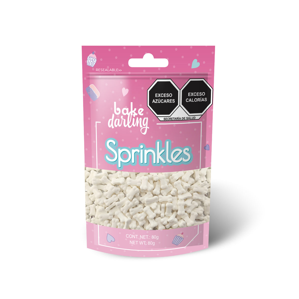Mix Hall. Huesos Blancos 80 Gr. Bake Darling